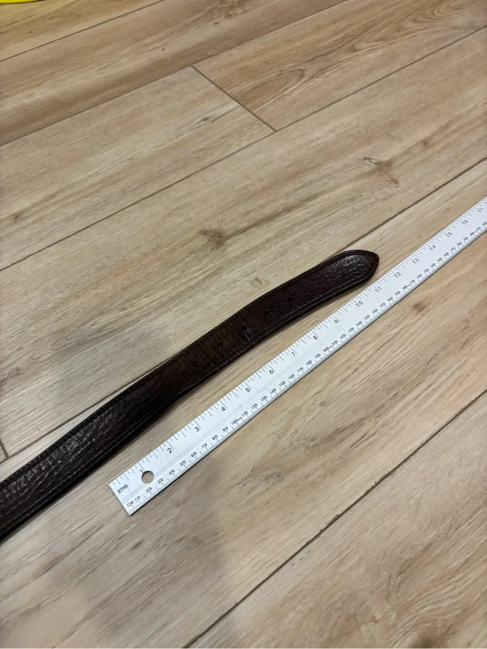 Shinola Detroit men belt 38 genuine leather usa 1.25